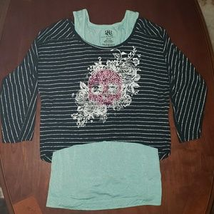 Rock & Republic Skull 2fer